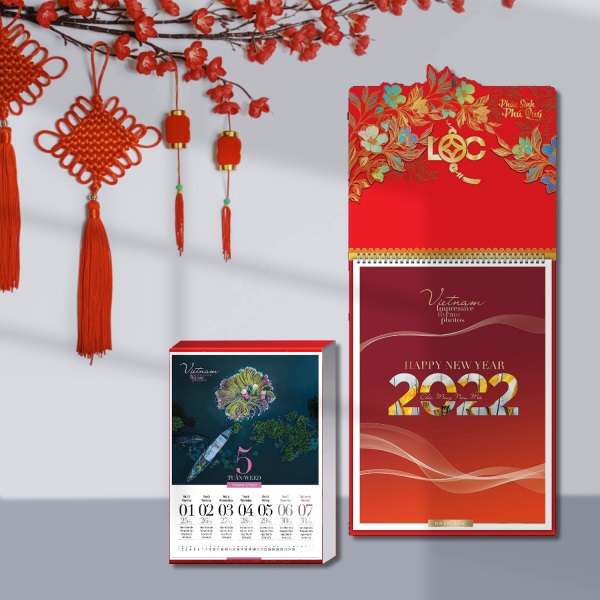 In Lịch Tết Treo Tường
