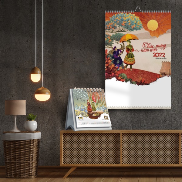 In Lịch Tết Treo Tường