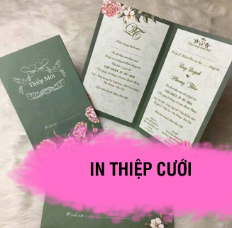 In thiệp cưới